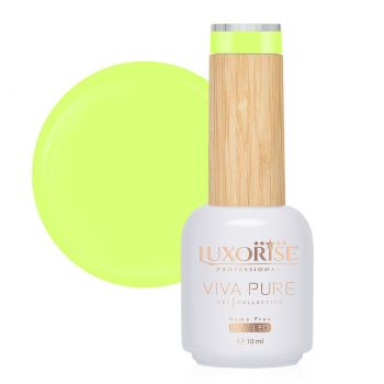 Oja Semipermanenta Hema Free Viva Pure LUXORISE - Sunlit Lime 10ml la reducere