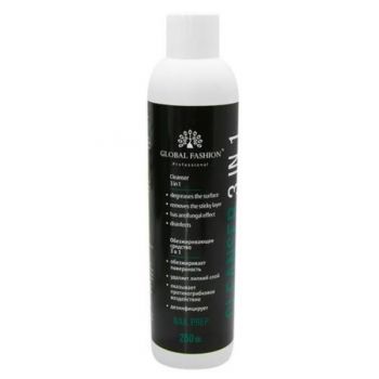 Cleaner/degresant pentru unghii, 3 in 1, Global Fashion, 250 ml