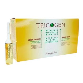 Fiole Tratament Impotriva Matretii si Excesului de Sebum - Farmavita Tricogen Lozione Trivalente, 12 x 8 ml