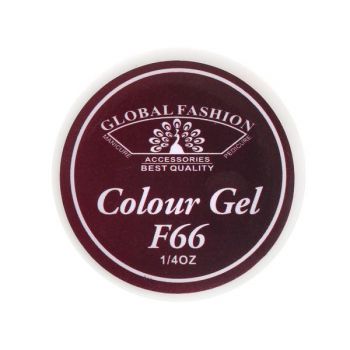 Gel color unghii, seria Rose Red, Global Fashion, 5gr, F66