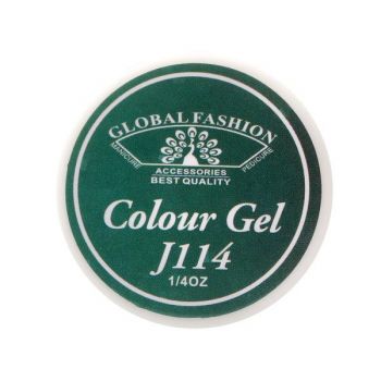Gel color unghii, vopsea de arta, Distinguished Green, 5gr, J114 ieftin