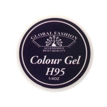 Gel color unghii, vopsea de arta, Noble Purple, Global Fashion, 5gr, H95 de firma original