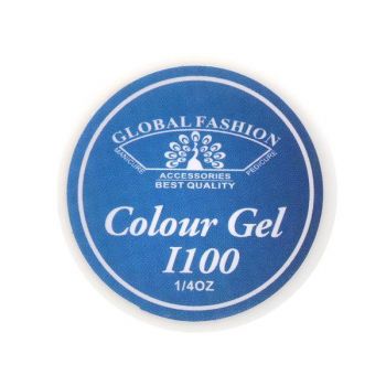 Gel color unghii, vopsea de arta, Royal Blue, Global Fashion, I100, 5gr ieftin