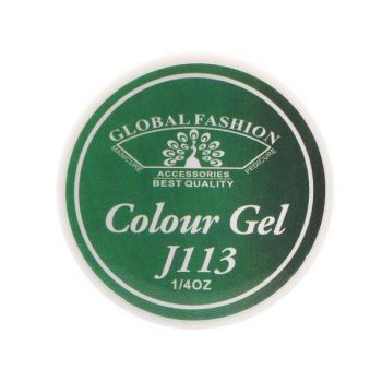 Gel color unghii, vopsea de arta, seria Distinguished Green, Global Fashion, 5gr, J113 ieftin