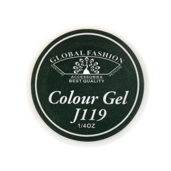 Gel color unghii, vopsea de arta, seria Distinguished Green, Global Fashion, 5gr, J119 ieftin