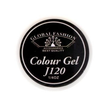 Gel color unghii, vopsea de arta, seria Distinguished Green, Global Fashion, 5gr, J120 ieftin