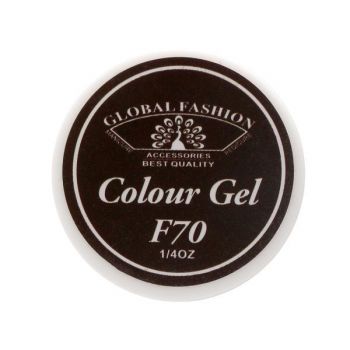 Gel color unghii, vopsea de arta, seria Rose Red, Global Fashion, 5gr, F70 ieftin