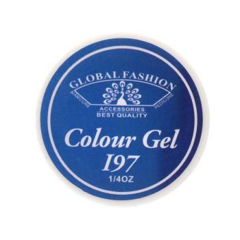 Gel color unghii, vopsea de arta, seria Royal Blue, Global Fashion, 5gr, I97 ieftin