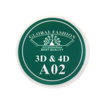 Gel UV 4D plastilina, gel plastart, Global Fashion, A02, 7g, verde ieftin