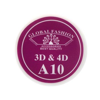 Gel UV 4D plastilina, gel plastart, Global Fashion, A10, 7g, roz/violet ieftin