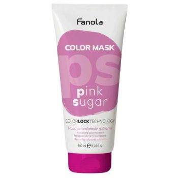 Masca Coloranta Fanola - Color Mask Pink Sugar, 200 ml