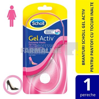 Scholl Gel Activ Extreme Heels Branturi marimea 35 - 40.5 de firma original