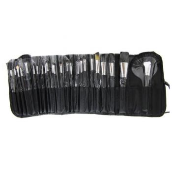 Set 24 pensule pentru make-up, Global Fashion, culoare neagra la reducere