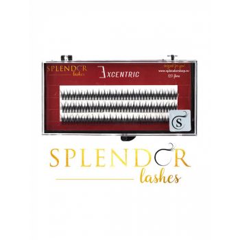 Gene false smocuri Excentric Silk Lashes 120 buc marimea L la reducere