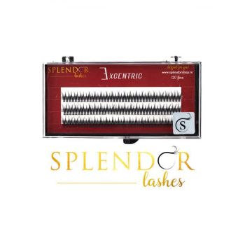 Gene false smocuri Excentric Silk Lashes 120 buc marimea M de firma originale