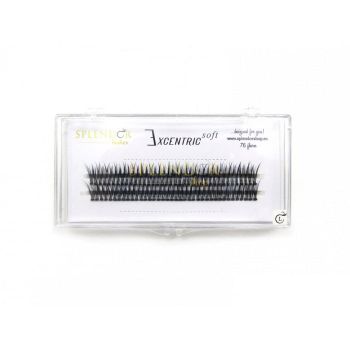 Gene false smocuri Excentric Soft Silk Lashes 76 buc marimea L de firma originale