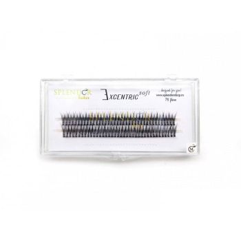 Gene false smocuri Excentric Soft Silk Lashes 76 buc marimea M
