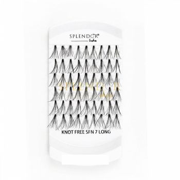 Gene false smocuri fara nod Splendor Lashes SFN 7 L cu 54 buc de firma originale