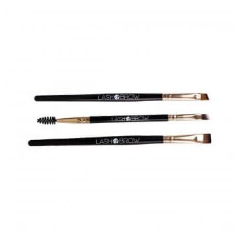 Set 3 pensule stilizare sprancene LASH BROWN ieftina