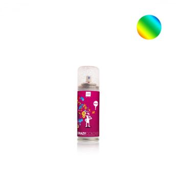 Spray colorant pentru par CRAZY COLOURS - colorare temporara - SCLIPICI MULTICOLOR Spray colorant pentru par CRAZY COLOURS - colorare temporara - SCLIPICI MULTICOLOR
