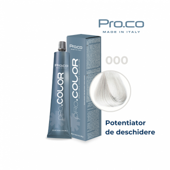 Vopsea de par profesionala PRO.COLOR 100 ml - Pro.Co - P000 - POTENTIATOR DE DESCHIDERE