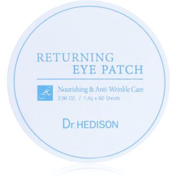 Dr. HEDISON Nourishing & Anti-Wrinkle Care masca hidrogel pentru ochi impotriva cearcanelor