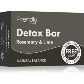 Friendly Soap Detox Bar Rosemary & Lime săpun natural