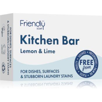 Friendly Soap Kitchen Bar Lemon & Lime săpun natural de firma original