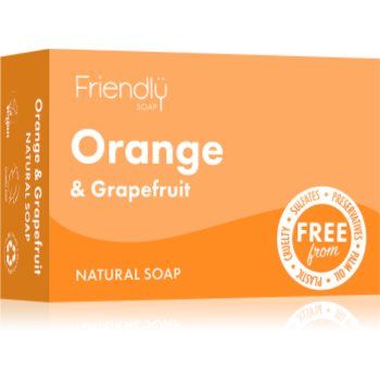 Friendly Soap Natural Soap Orange & Grapefruit săpun natural ieftin