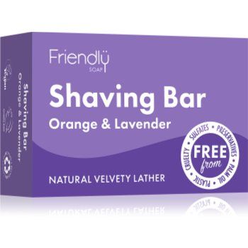 Friendly Soap Shaving Bar Orange & Lavender săpun natural pentru ras de firma original