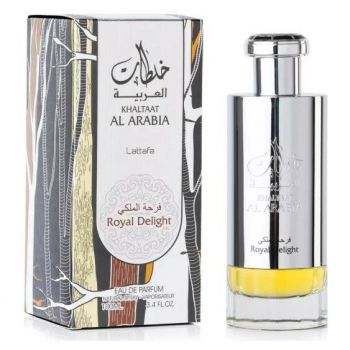 Parfum arabesc Lattafa Khaltaat Al Arabia Silver, apa de parfum 100ml, barbati