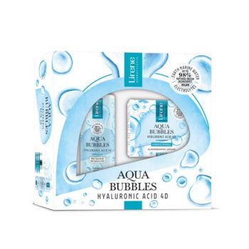Set cadou Aqua Bubbles Contine Hidro-gel ultra-hidratant 50ml + Lotiune tonica ultra-hidratanta 200ml la reducere