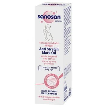 Ulei pentru Prevenirea Vergeturilor - Sanosan Anti Stretch Mark Oil, 100 ml de firma original