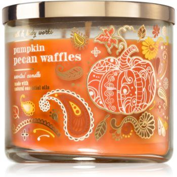 Bath & Body Works Pumpkin Pecan Waffles lumânare parfumată