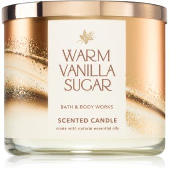 Bath & Body Works Warm Vanilla Sugar lumânare parfumată