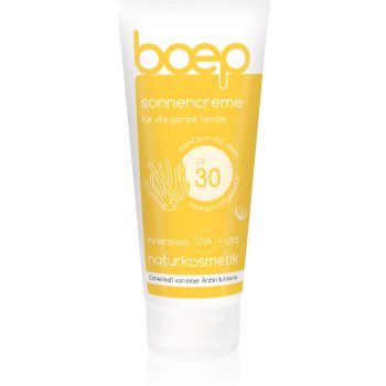Boep Natural Sun Cream Sensitive crema pentru bronzat SPF 30 ieftin