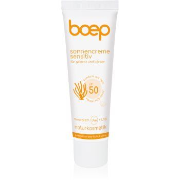 Boep Natural Sun Cream Sensitive cremă pentru plaja SPF 50 de firma original