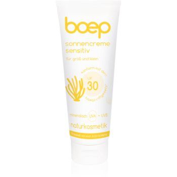 Boep Natural Sun Cream Sensitive protectie solara pentru copii SPF 30 ieftin