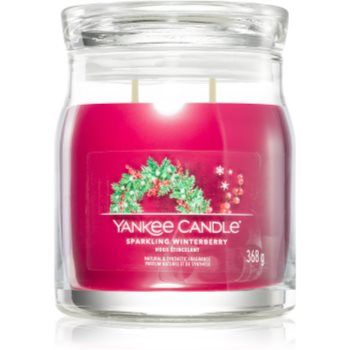 Yankee Candle Sparkling Winterberry lumânare parfumată Signature