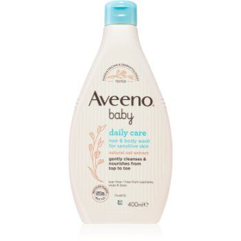 Aveeno Baby Hair&Body Wash sampon pentru copii de par si de corp