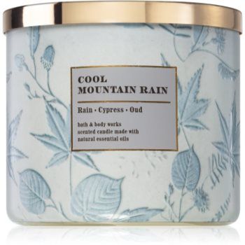 Bath & Body Works Cool Mountain Rain lumânare parfumată