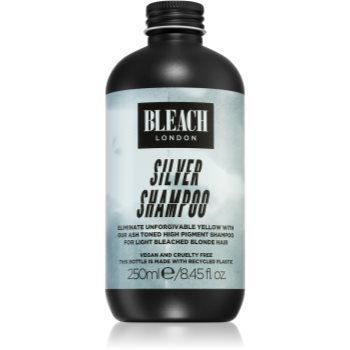 Bleach London Silver sampon pentru par blond si decolorat