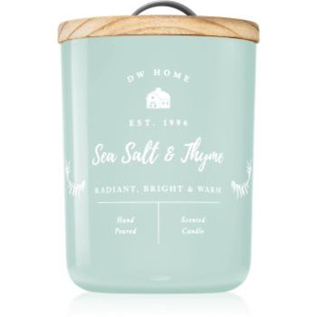 DW Home Farmhouse Sea Salt & Thyme lumânare parfumată