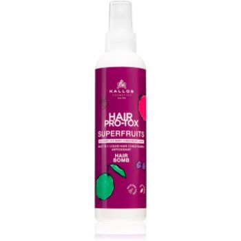 Kallos Hair Pro-Tox Superfruits conditioner Spray Leave-in cu efect antioxidant ieftin