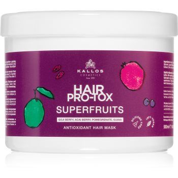 Kallos Hair Pro-Tox Superfruits masca pentru regenerare pentru par obosit fara stralucire ieftina