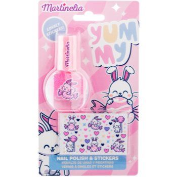 Martinelia Yummy Polish & Stickers set pentru copii Martinelia Yummy Polish & Stickers set pentru copii