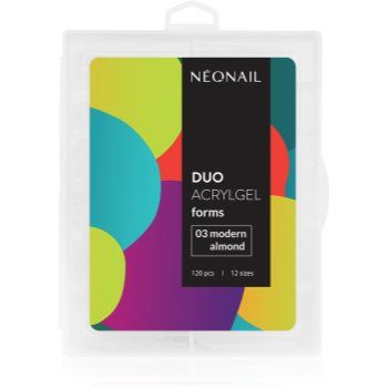 NEONAIL Duo Acrylgel Forms șabloane pentru unghii