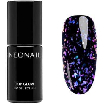 NEONAIL Top Glow lac gel de unghii pentru acoperirea superioară