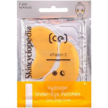 Plasturi cu Hidrogel si Vitamina C Anticearcane cu Efect de Iluminare Camco - Hydrogel Under-Eye Patches Skin Brightener, 2 buc