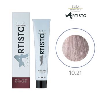 Vopsea permanenta pentru par Elea Professional Artisto Color, 10/21 Blond deschis violet gri, 100 ml de firma originala